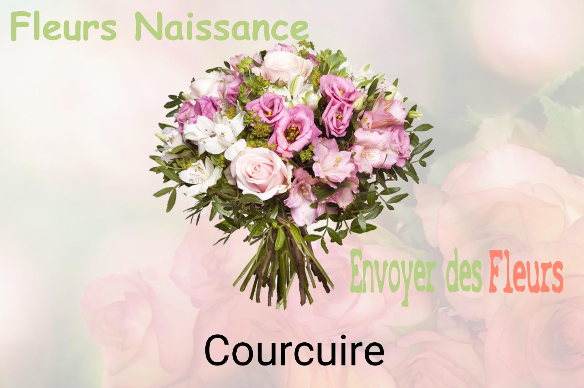 Bouquet de fleurs de naissance livré à Courcuire